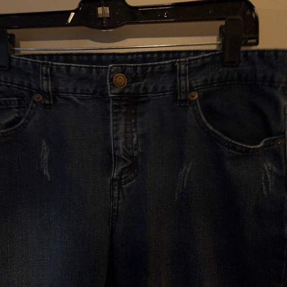 Michael Kors Women's Straight Leg Dark Wash Jeans - Size 6 - Picture 10 of 11